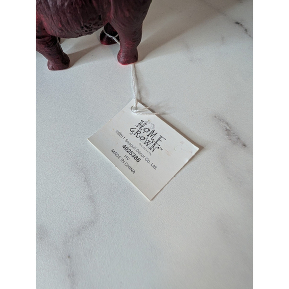 🖤 Enesco Home Grown 2011 Beet Rhino #4025386 RETIRED, With Tags - Picture 3 of 4